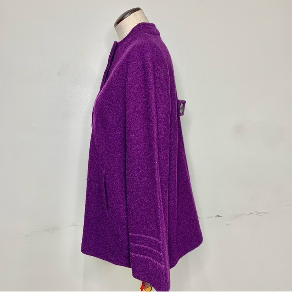 Ruby Rd. Purple Button-Up Jacket - Picture 11 of 12